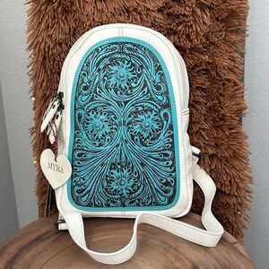 Myra Harmony Ridge Sling Bag in Turquoise
